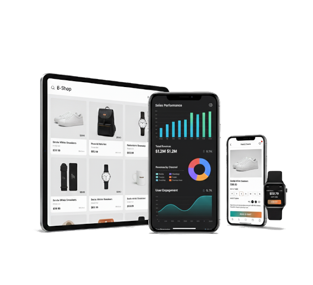 Mobile Applications Development Illustration